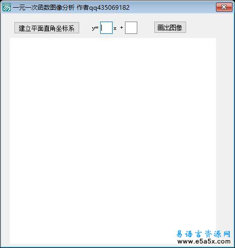 易语言一元一次函数图像分析源码