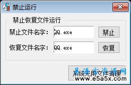 易语言禁止文件运行源码