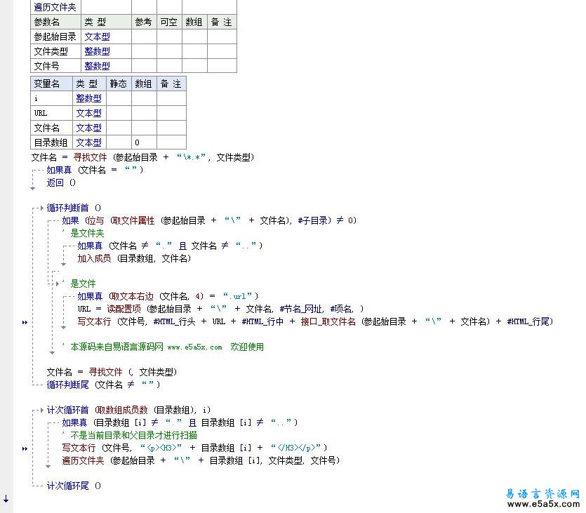 易语言导出收藏夹源码