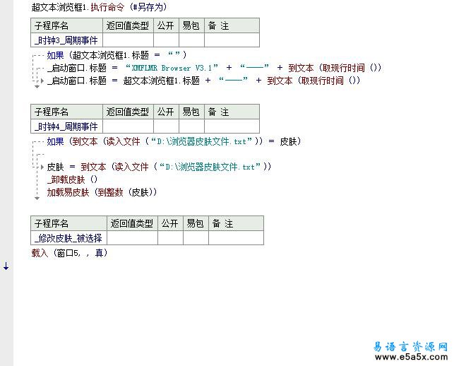 易语言a射线浏览器V3.1源码