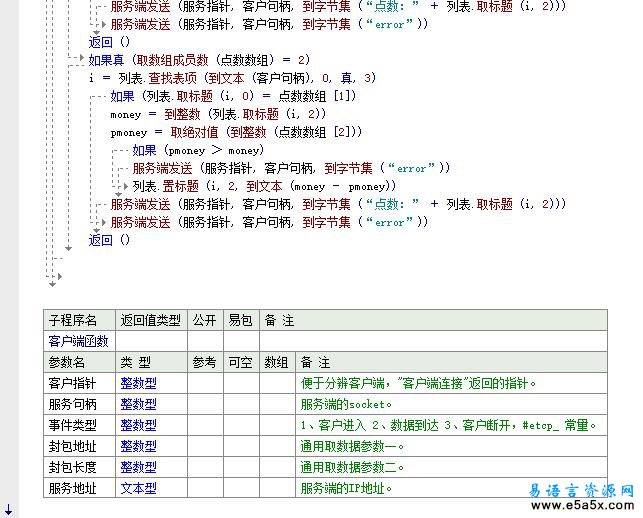 易语言etcp源码