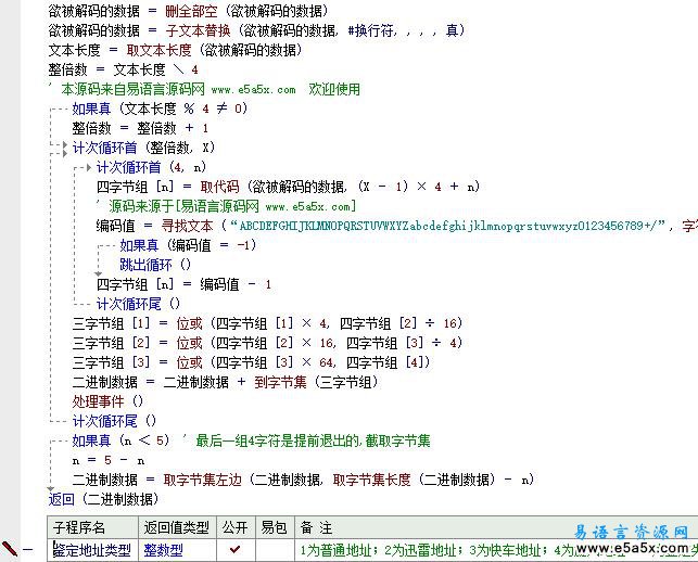 易语言迅雷快车旋风地址转换源码