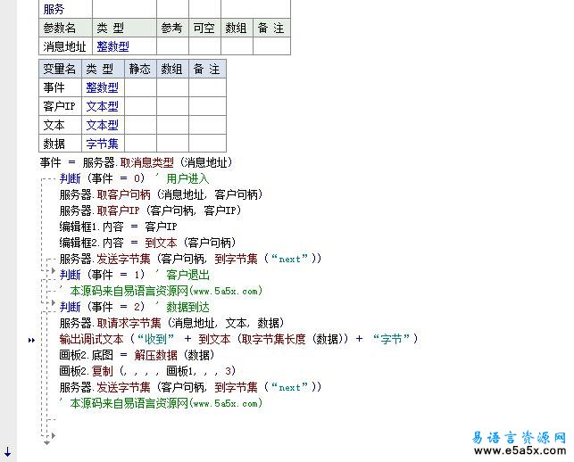 易语言简单远程控制源码