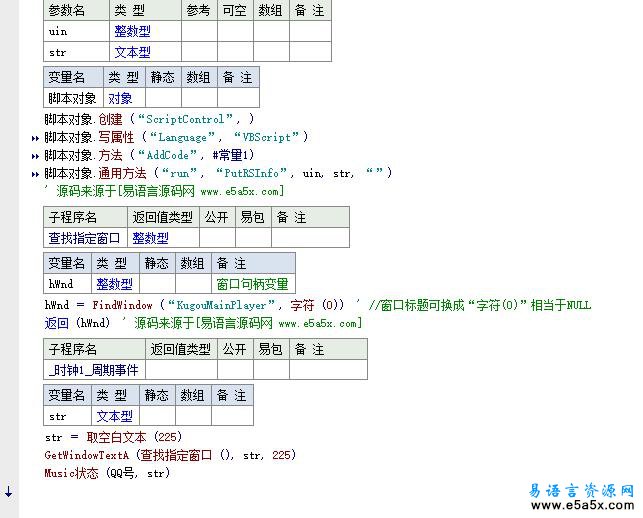 易语言显示个性状态源码