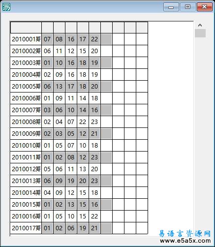 易语言高级表格滚动分页显示源码