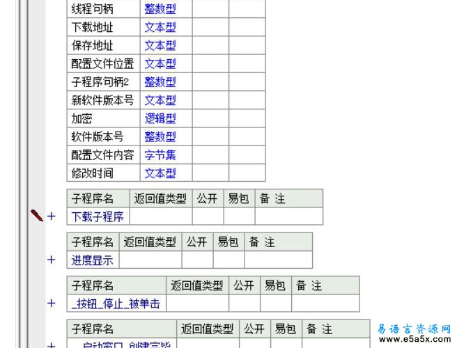 易语言软件简单更新源码