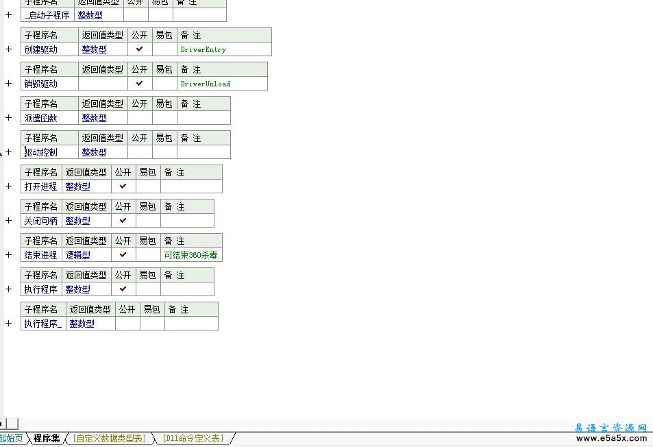 易语言驱动开发模块源码