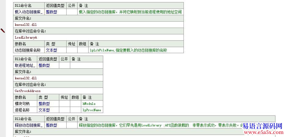 动态调用API源码可取返回值可传递多参数